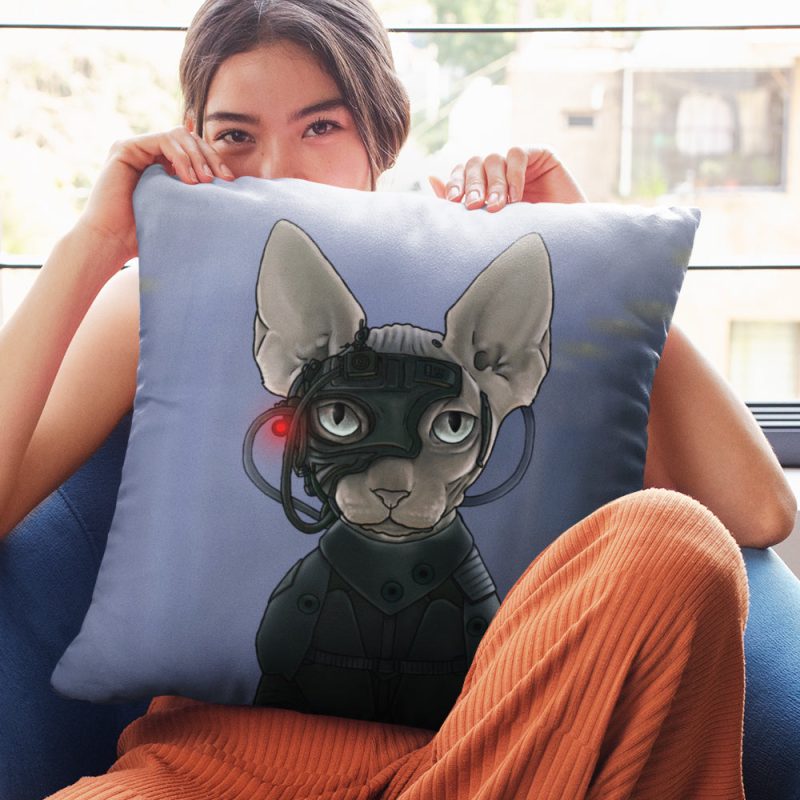 ST Cats Pillow RO 2 borg cat