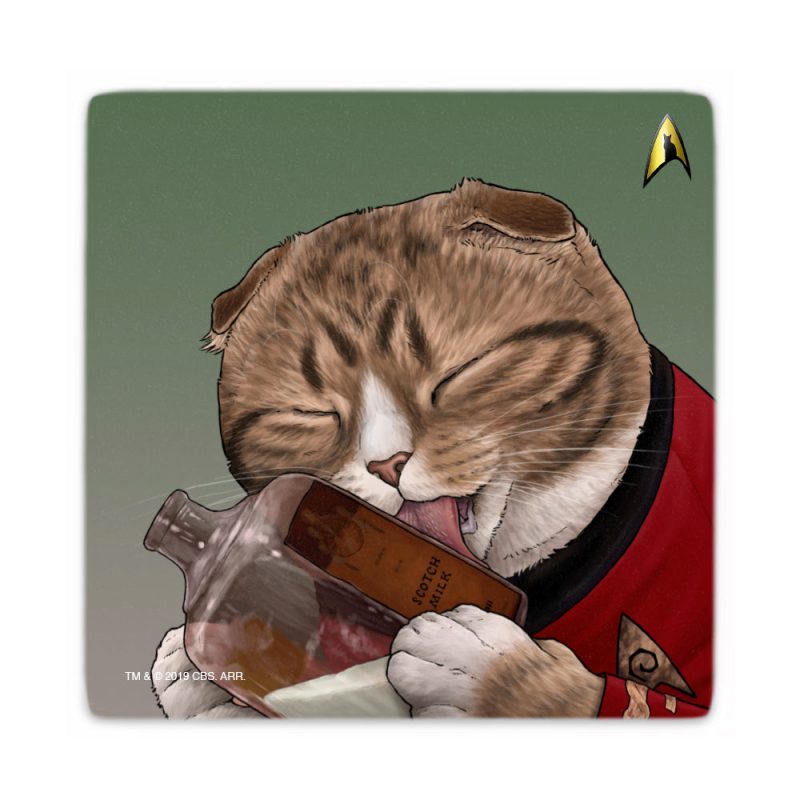 ST Cats Set4 Coaster Mockup single MilkCat