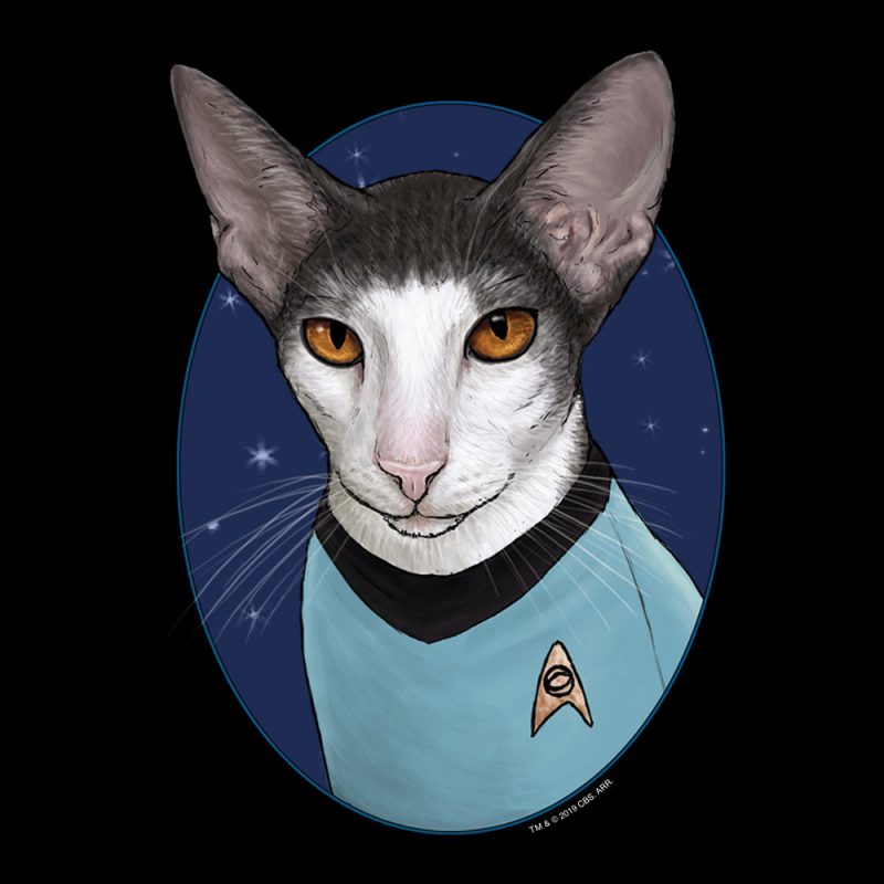 ST Cats TOS Shirt spock portrait RO 2