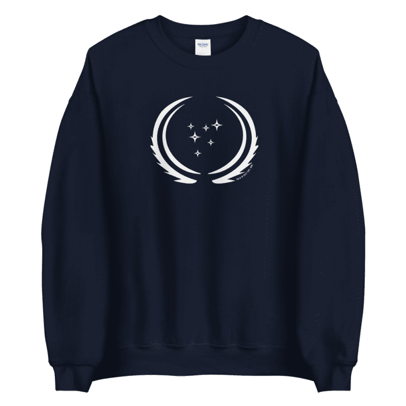 Star Trek: Discovery UFP Flag Fleece Crewneck Sweatshirt