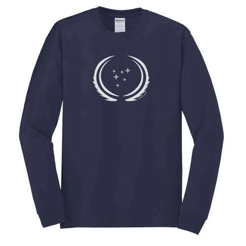 Star Trek: Discovery UFP Flag Adult Long Sleeve T-Shirt