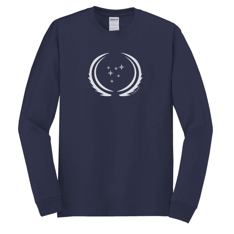 Star Trek: Discovery UFP Flag Adult Long Sleeve T-Shirt