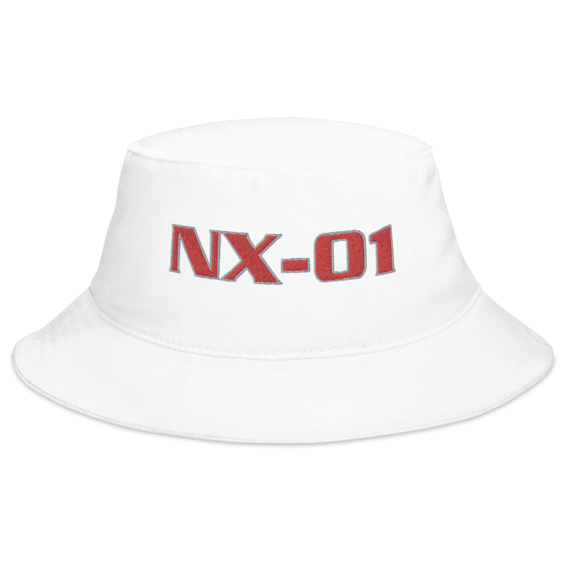 Star Trek: Enterprise NX-01 Embroidered Adult Flexfit Bucket Hat