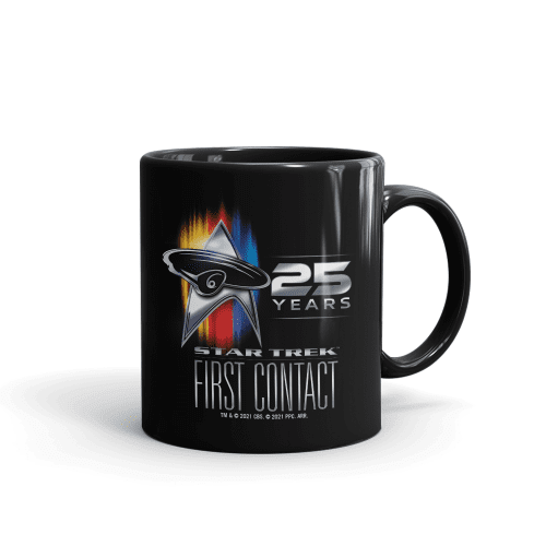 Star Trek: First Contact 25th Anniversary Black Mug