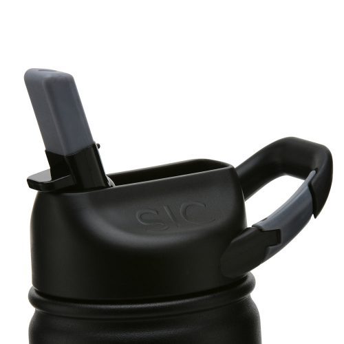 ST K Proph SIC Water Bottle 27oz Mockup TopView Black