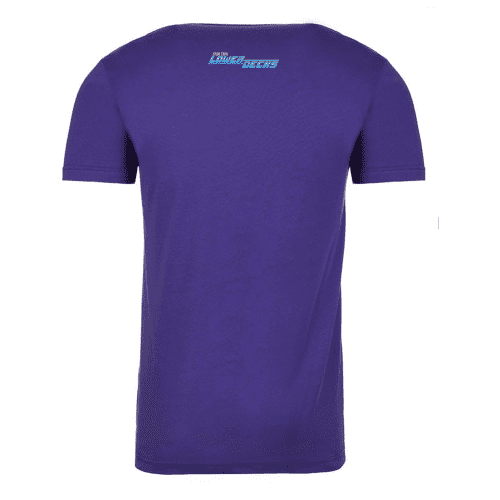 ST LD CCSS Adult ShortSleeve Tshirt Mockup Purple Back