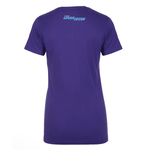 ST LD CCSS Womens ShortSleeve Tshirt Mockup Purple Back