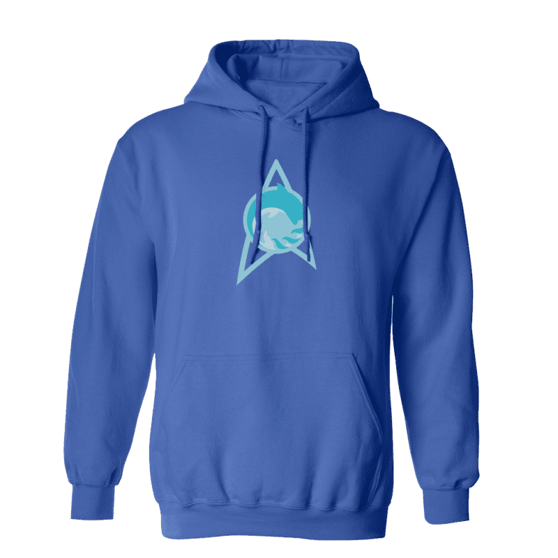 Star Trek: Lower Decks Cetacean Ops Delta Logo Fleece Hooded Sweatshirt