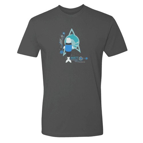 Star Trek: Lower Decks Matt Cetacean Ops Delta Logo Adult Short Sleeve T-Shirt