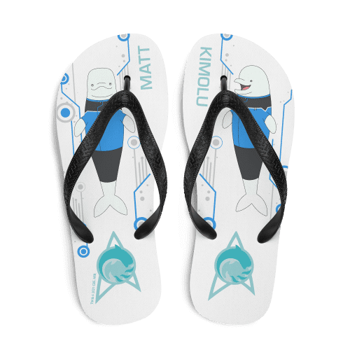 Star Trek: Lower Decks Matt & Kimolu Adult Flip Flops