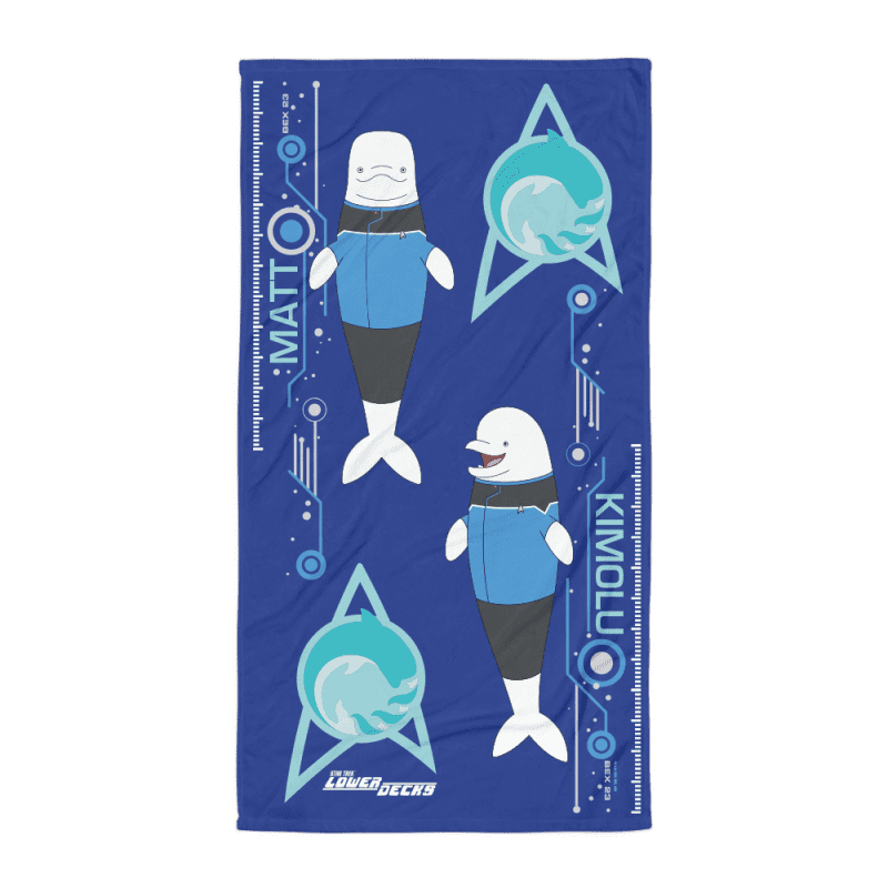 Star Trek: Lower Decks Matt & Kimolu Beach Towel