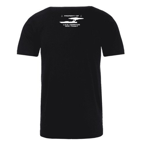 ST LD NCC Adult ShortSleeve Tshirt Mockup Black Back