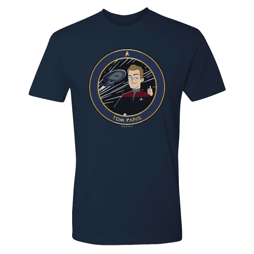 Star Trek: Lower Decks Tom Paris Plate Adult Short Sleeve T-Shirt