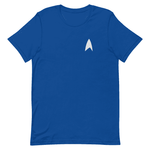 Star Trek: Lower Decks Space The Funnest Frontier Blue Unisex Premium T-Shirt