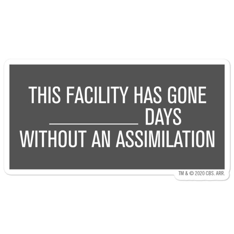 Star Trek: Picard Assimilation Sign Die Cut Sticker