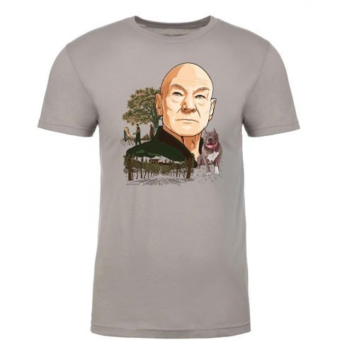 Star Trek: Picard Vineyard Portrait Adult Short Sleeve T-Shirt