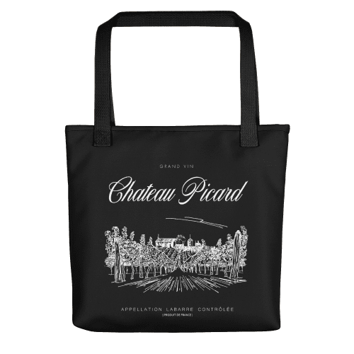 ST P CPlogo Tote Bag Mockup Back Black 1