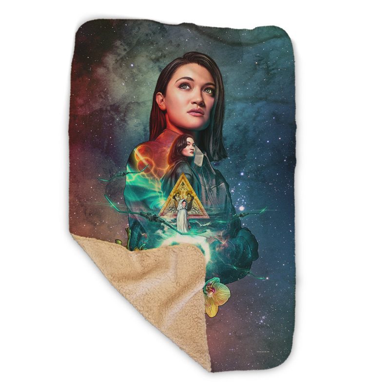 Star Trek: Picard Daj Soji Collage Sherpa Blanket