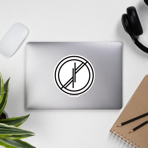 ST P FRLOGO Sticker Mockup Lifestyle