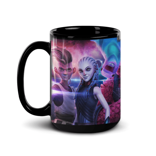 Star Trek: Prodigy Key Art 2 Black Mug