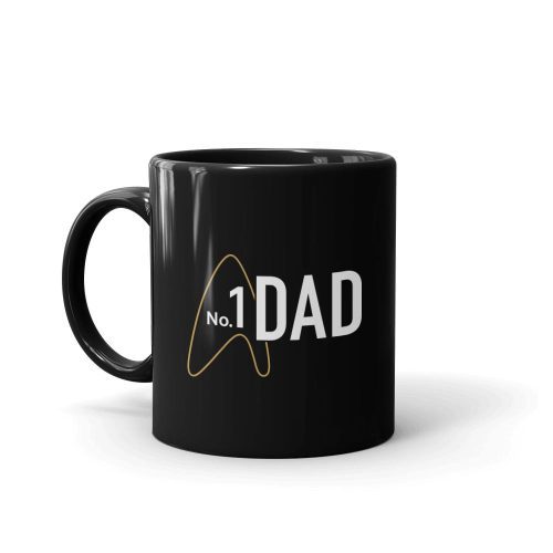 ST P NO1DADH 11oz Black Mug Mockup Left