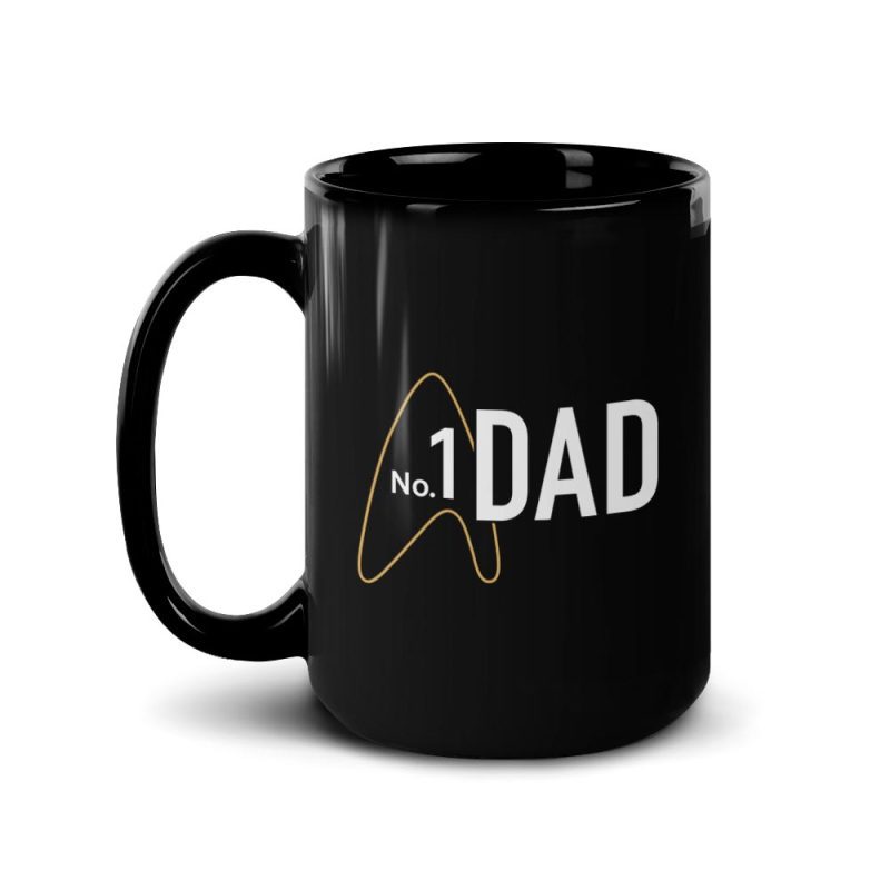 ST P NO1DADH 15oz Black Mug Mockup Left