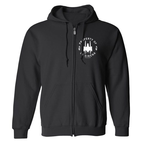 Star Trek: Picard Property of La Sirena Fleece Zip-Up Hooded Sweatshirt