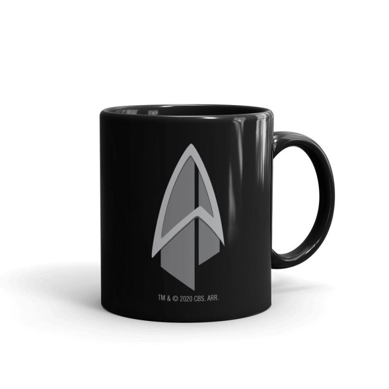 Star Trek: Picard Starfleet Badge Black Mug