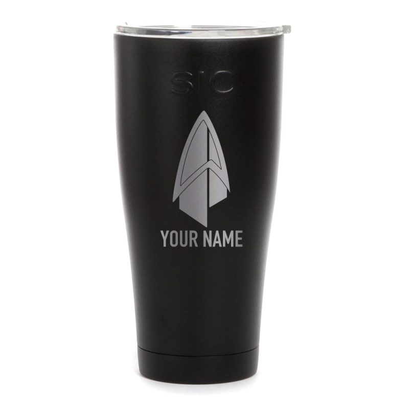 ST P SFBH Personalized 30oz SIC Tumbler Mockup Black