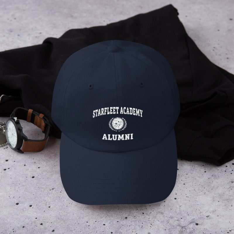 ST SFA VAR1 EmbroideredHat mockup Front Lifestyle Navy