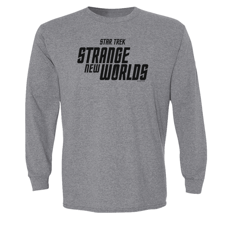 Star Trek: Strange New Worlds Logo Adult Long Sleeve T-Shirt