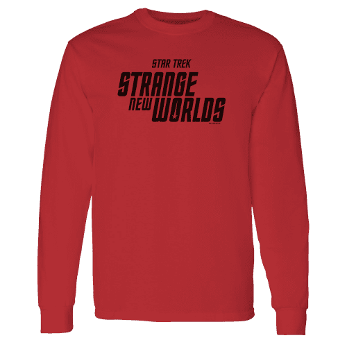 Star Trek: Strange New Worlds Logo Adult Long Sleeve T-Shirt