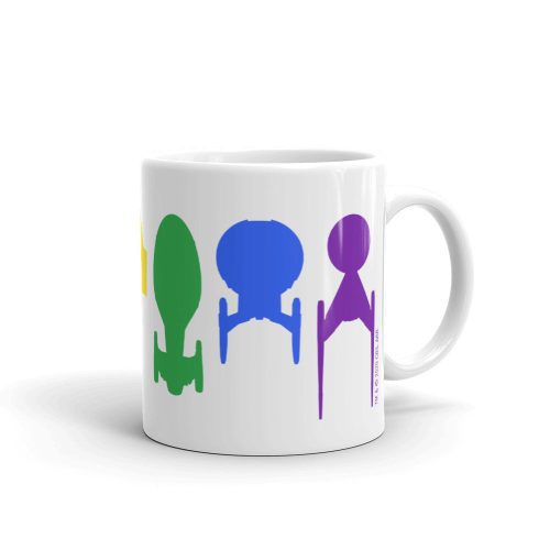 Star Trek Ships of the Line Pride White Mug