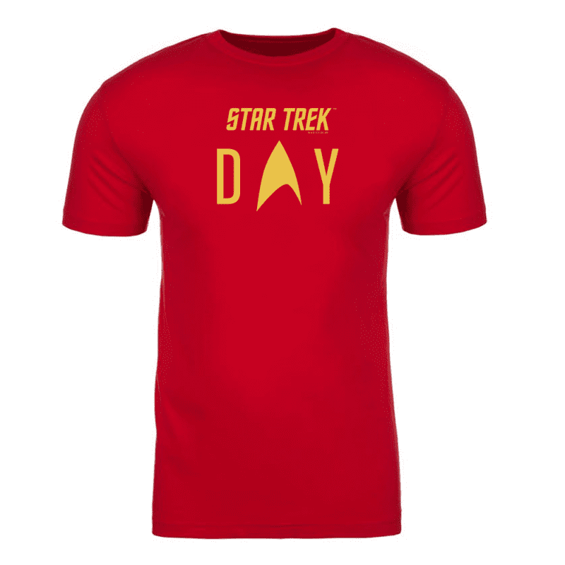 ST STDAY Adult ShortSleeve Tshirt Mockup Red