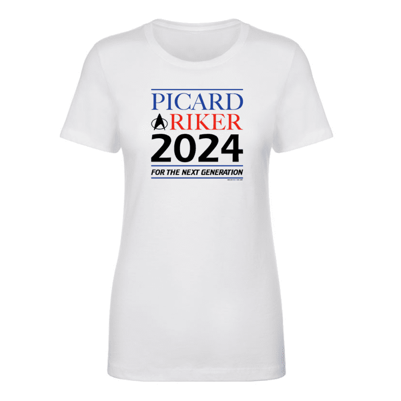 Star Trek: The Next Generation Picard & Riker 2024 Women's Short Sleeve T-Shirt