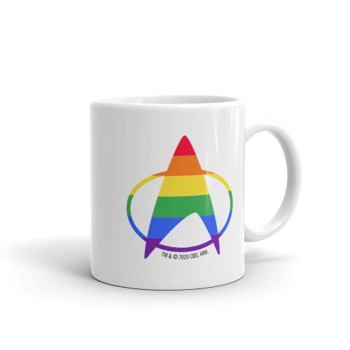 Star Trek: The Next Generation Pride Delta White Mug