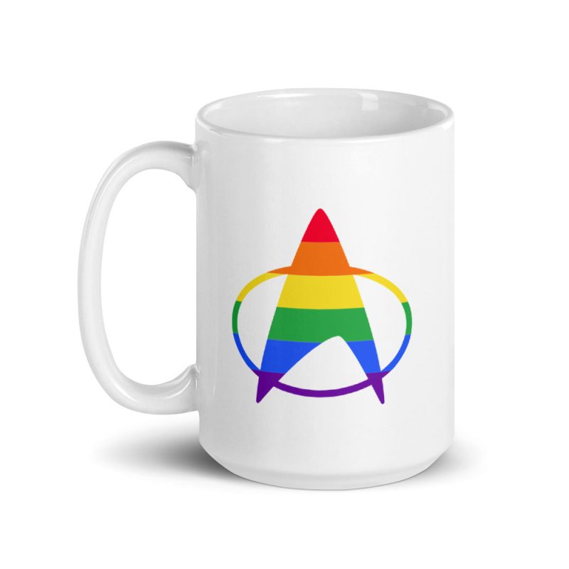 ST TNG PRIDEDH 15oz White Mug mockup Handle on Left