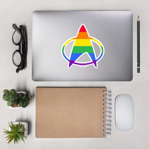 ST TNG PRIDEDH Die Cut Sticker Mockup Lifestyle 1