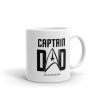 Star Trek: The Original Series Captain Dad White Mug