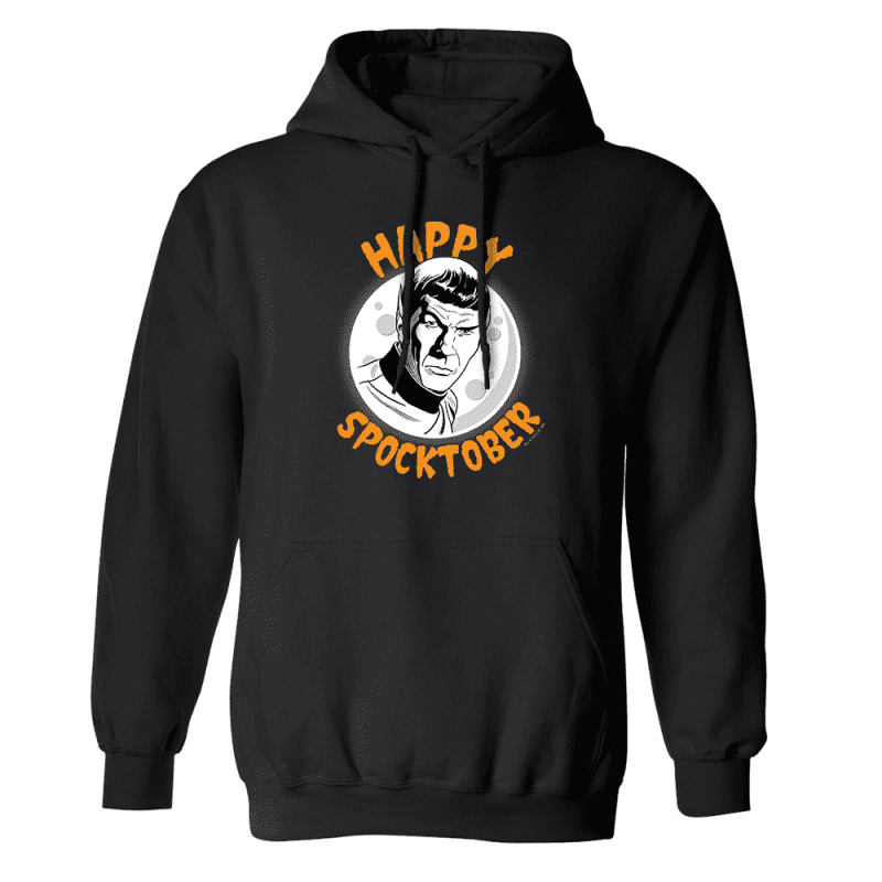 ST TOS HS Hooded Sweatshirt Mockup Black