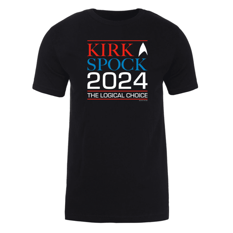 Star Trek: The Original Series Kirk & Spock 2024 Adult Short Sleeve T-Shirt