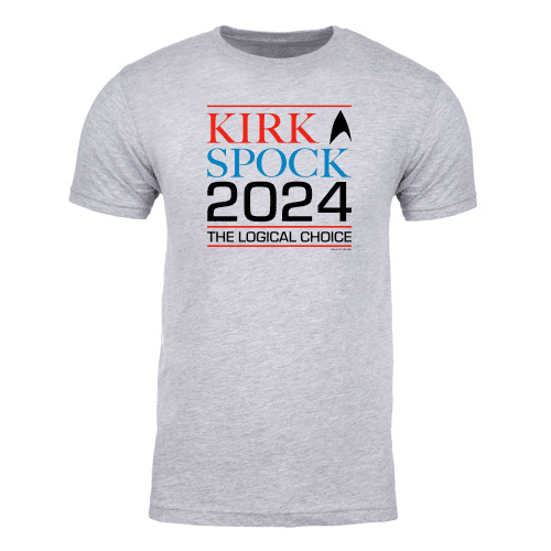 Star Trek: The Original Series Kirk & Spock 2024 Adult Short Sleeve T-Shirt