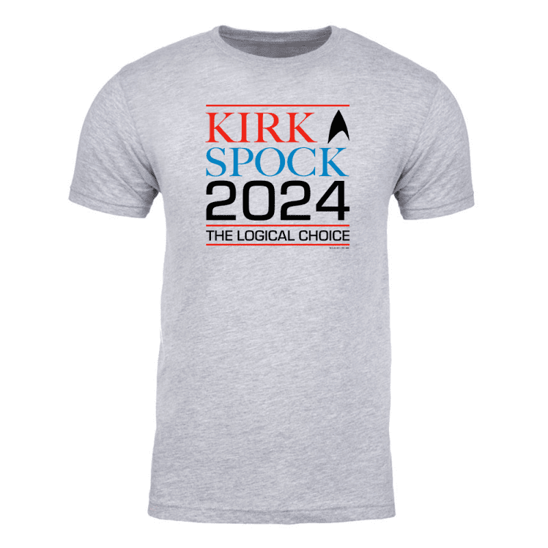 Star Trek: The Original Series Kirk & Spock 2024 Adult Short Sleeve T-Shirt