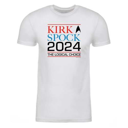 Star Trek: The Original Series Kirk & Spock 2024 Adult Short Sleeve T-Shirt