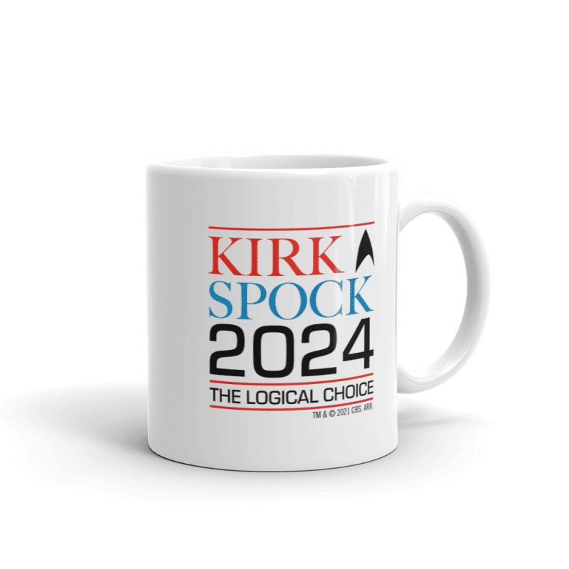 Star Trek: The Original Series Kirk & Spock 2024 White Mug