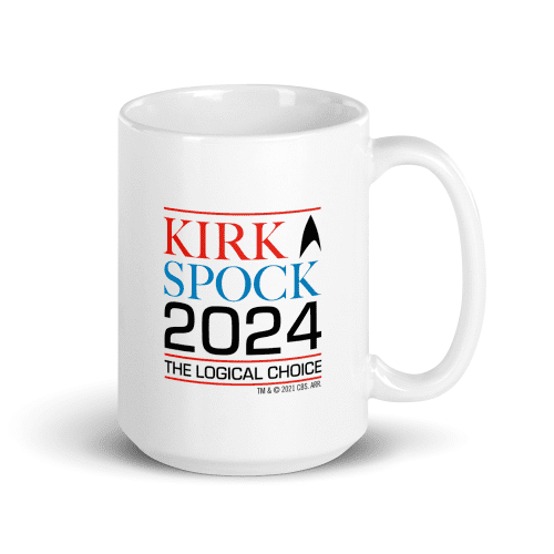 Star Trek: The Original Series Kirk & Spock 2024 White Mug