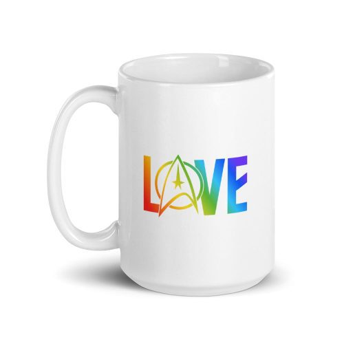 ST TOS LOVEH 15oz White Mug mockup Handle on Lef