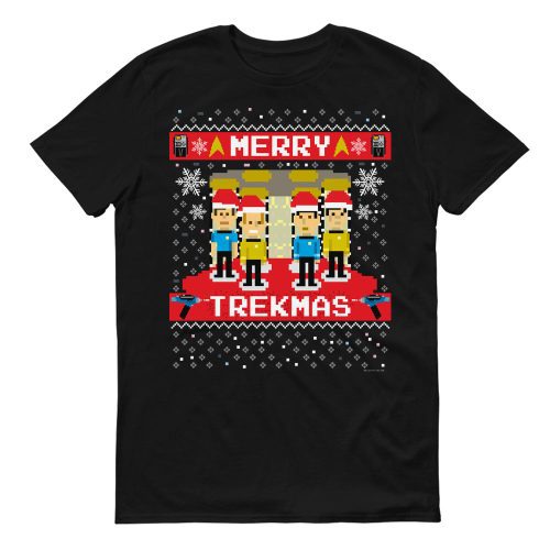 Star Trek: The Original Series Merry Trekmas Adult Short Sleeve T-Shirt