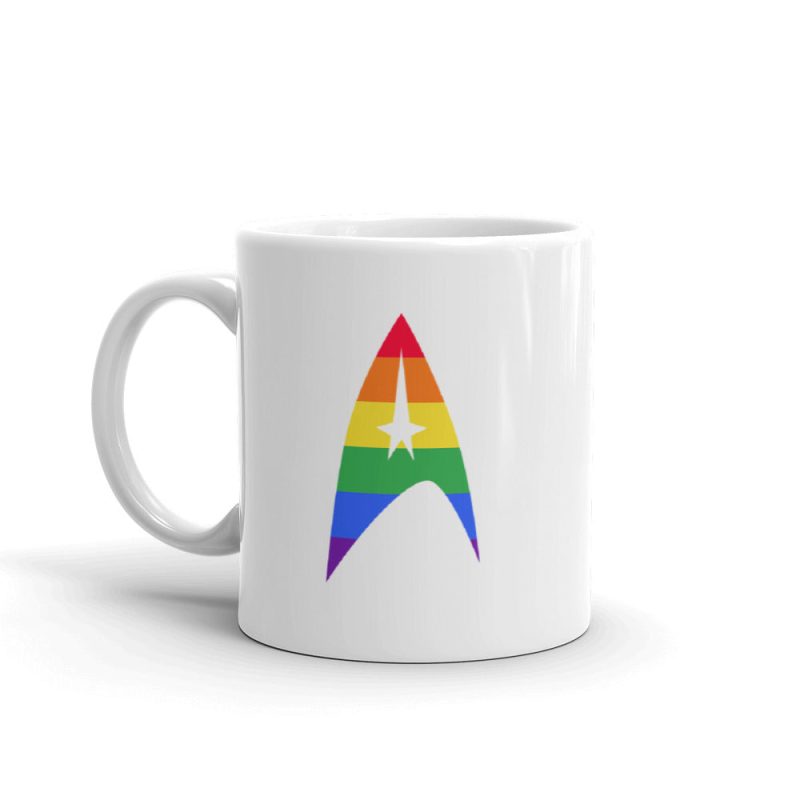 ST TOS PRIDEDH 11oz White Mug mockup Handle on Left