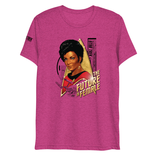 Star Trek: The Original Series Uhura The Future Is Female Unisex Tri-Blend T-Shirt